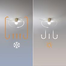 EnergySilence Aero 5600 Classic Gold&White Ventilador de techo de 40 W y 52” con mando a distancia, luz LED, 6 velocidades, 3 aspas, modo winter-summer y temporizador de hasta 8 horas.