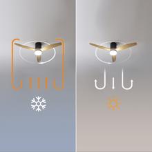 EnergySilence Aero 5600 Classic Black&LightWood Ventilador de techo de 40 W y 52” con mando a distancia, luz, 6 velocidades, 3 aspas, modo winter-summer y temporizador de hasta 8 horas.