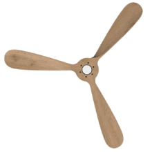 EnergySilence 5400 Classic White&LightWood Ventilador de techo de 40 W y 52” con mando a distancia, mando a distancia, 6 velocidades, 3 aspas, modo winter-summer y temporizador de hasta 8 horas.