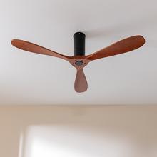 EnergySilence 5400 Classic Black&DarkWood Ventilador de techo de 40 W y 52” con mando a distancia, mando a distancia, 6 velocidades, 3 aspas, modo winter-summer y temporizador de hasta 8 horas.