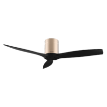 EnergySilence Aero 5400 Classic Gold&Black Ventilatore da soffitto da 40 W e 52” con telecomando, 6 velocità, 3 pale, modalità winter-summer e timer fino a 8 ore.