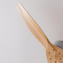 EnergySilence Aero 5400 Classic Iron&LightWood Ventilador de techo de 40 W y 52” con mando a distancia, mando a distancia, 6 velocidades, 3 aspas, modo winter-summer y temporizador de hasta 8 horas.