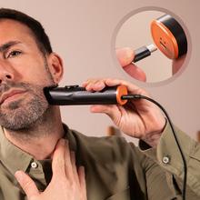 PrecisionCare Barber Elite: Barbero/Máquina de afeitar 120 mins de autonomía, Cuchillas de acero inoxidable, Pantalla, 2 peines