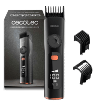 PrecisionCare Barber Elite: Barbero/Máquina de afeitar 120 mins de autonomía, Cuchillas de acero inoxidable, Pantalla, 2 peines