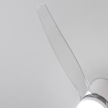 EnergySilence Aero 5650 White&Transparent Ventilador de techo de 40 W y 52” con mando a distancia, mando a distancia, 6 velocidades, 3 aspas, modo winter-summer y temporizador de hasta 8 horas.