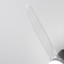 EnergySilence Aero 5650 Black&Transparent Ventilatore da soffitto da 40 W e 52” con telecomando, 6 velocità, 3 pale, modalità winter-summer e timer fino a 8 ore.