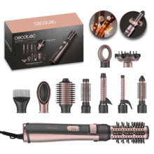CeramicCare 10in1 AirBrush Gyro: Cepillo de Aire con 10 cabezales, Función Rotativa, Iones