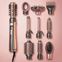 CeramicCare 10in1 AirBrush Gyro: Cepillo de Aire con 10 cabezales, Función Rotativa, Iones