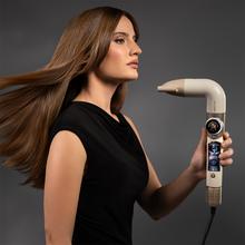 AirGlisse 8in1 Champagne Moldeador de pelo 110.000 rpm, 1400W, Placas calefactoras, Función Rotativa, Función plasma, 8 accesorios