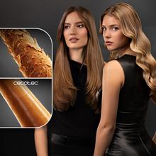 AirGlisse 8in1 Champagne Moldeador de pelo 110.000 rpm, 1400W, Placas calefactoras, Función Rotativa, Función plasma, 8 accesorios