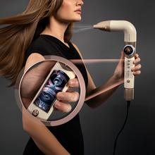 AirGlisse 8in1 Champagne Moldeador de pelo 110.000 rpm, 1400W, Placas calefactoras, Función Rotativa, Función plasma, 8 accesorios