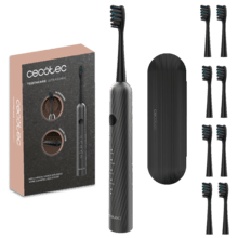 ToothCare UltraSonic : Cepillo de Dientes Ultrasónico, 4 Modos, 8 Cabezales, 40.000 rpm, Estuche