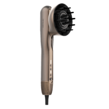 AirLisse 6in1 iTwerk Champagne: Plancha de aire con Tecnología infrarrojos, Placas vibratorias, 3 modos de uso, Plasma, 6 accesorios