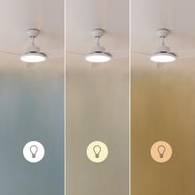 EnergySilence Aero 5240 Light White Ventilador de techo con motor DC de 40W, 43", luz LED de 20W, 3 tonalidades, 3 aspas, temporizador programable  programable,  modo winter/summer, 6 velocidades.