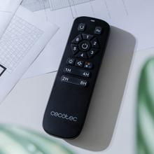 EnergySilence Aero 5230 Black&LightWood Ventilador de techo de 40 W y 52" con motor DC, mando a distancia, luz LED doble altura, temporizador, modo winter-summer.