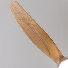 EnergySilence Aero 5230 WhiteWood Ventilador de techo de 40 W y 52" con motor DC, mando a distancia, luz LED doble altura, temporizador, modo winter-summer.