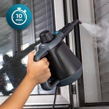 Hydrosteam 2000 Blaze, vaporeta de mano potente con 1200 W, depósito de 400 ml, gran kit de accesorios, 3,5 bares de presión y un caudal de vapor de 30 g/min para limpiar y desinfectar de forma rápida y efectiva.