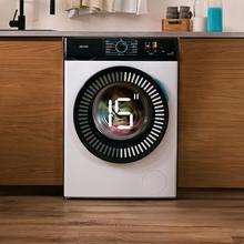 Bolero DressCode 6110 Inverter Max Lavadora blanca de 6 kg y 1200 rpm, 11 programas, Clase A-10%, Motor Inverter Plus, Steam Max, Drum Clean, Programa rápido 15', Delay Start y KidLock.