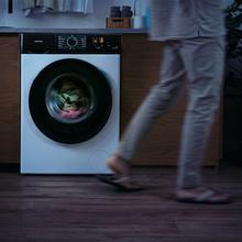 Bolero DressCode 6110 Inverter Max Lave-linge d'une capacité de 6 kg, 1200 tr/min, 11 programmes, classe A-10%, moteur Inverter Plus, Steam Max, nettoyage du tambour, programme rapide 15 min, départ différé et sécurité enfants.