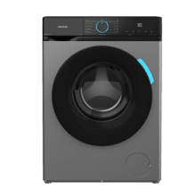 Bolero DressCode 7160 Inverter  Steel A Lavadora color steel de 7 kg de capacidad y 1200 rpm, 11 programas, Clase A-10%, Motor Inverter Plus, Steam Max, Drum Clean, Programa rápido 15', Delay Start, KidLock y panel de control con display LED.