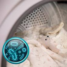 Bolero DressCode Dry 8180Sèche-linge blanc à pompe à chaleur d'une capacité de 8 kg, classe E (équivalent à l'ancienne classe A++), 15 programmes avec séchage automatique et fonctions Spa Care, Anti-plis, 3 niveaux d'intensité de séchage, éclairage intérieur, Delay Start, Stop&Go, KidLock et accessoire pour le séchage des chaussures.