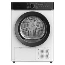 Bolero DressCode Dry 8180 Secadora bomba de calor blanca con capacidad de 8kg, clase E (Equivalente a la antigua clase A++), 15 programas con secado automático y funciones Spa Care, Antiarrugas, 3 niveles de intensidad de secado, luz interior, Delay Start, Stop&Go, KidLock y accesorio para zapatos
