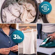 Bolero DressCode Dry 9180 Secadora bomba de calor blanca con capacidad de 9kg, clase E (Equivalente a la antigua clase A++), 15 programas con secado automático y funciones Spa Care, Antiarrugas, 3 niveles de intensidad de secado, luz interior, Delay Start, Stop&Go, KidLock y accesorio para zapatos