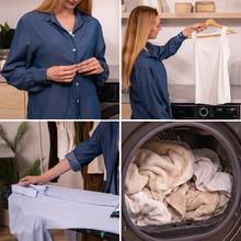 Bolero DressCode Dry 10180 Steel Secador com bomba de calor aço com capacidade de 10 kg, classe E (Equivalente à antiga classe A++), 15 programas com secagem automática e funções Spa Care, Antirrugas, 3 níveis de intensidade de secagem, luz interior, Início Diferido, Stop&Go, KidLock e acessório para sapatos