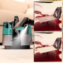 Conga 6000 Carpet&Spot Clean XL Limpiatapicerías con 600 W de potencia. 14 kPa de presión de succión para desincrustar mejor la suciedad. Depósito de agua limpia de 1500 ml y de agua sucia de 850 ml. Radio de acción de 8 metros. 4 accesorios.