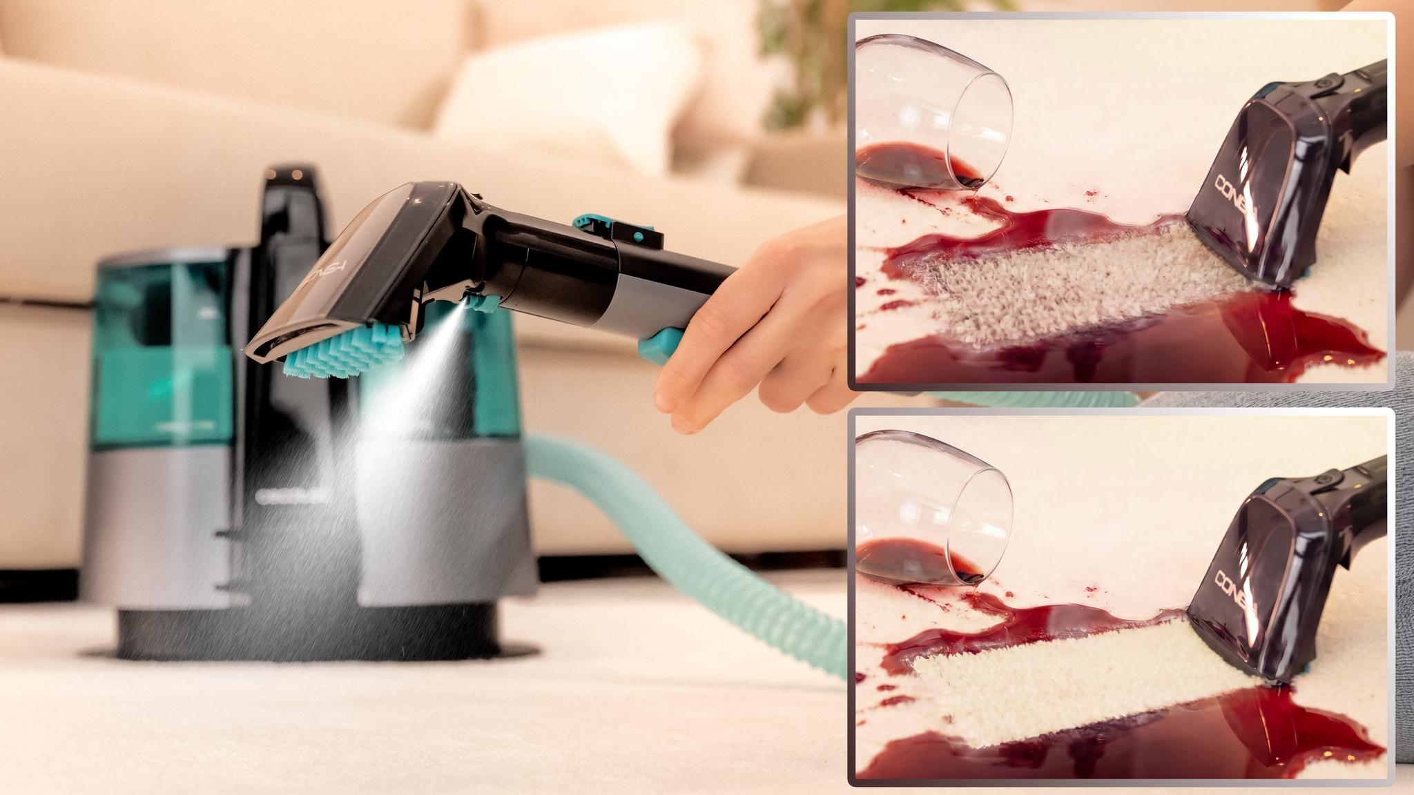 Pulveriza, aspira y limpia