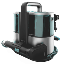 Conga 6000 Carpet&Spot Clean XL Pro Limpiatapicerías con 600 W de potencia. 14 kPa de presión de succión para desincrustar mejor la suciedad. Depósito de agua limpia de 1500 ml y de agua sucia de 850 ml. Radio de acción de 8 metros. 6 accesorios.
