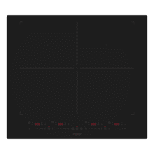 Bolero Squad I 4700 TitanicZone ShieldGlass Placa de Inducción con 4 Zonas, Potencia Total de 7400W, Touch Slider Control, 9 Niveles, TitanicZone, Zona Flex, Stop&Go, Booster, Temporizador Individualizado, Indicador de Calor Residual y Bloqueo de Seguridad para Niños