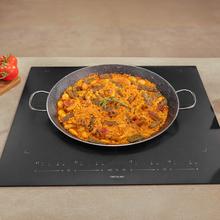 Bolero Squad I 4700 TitanicZone ShieldGlass Placa de Inducción con 4 Zonas, Potencia Total de 7400W, Touch Slider Control, 9 Niveles, TitanicZone, Zona Flex, Stop&Go, Booster, Temporizador Individualizado, Indicador de Calor Residual y Bloqueo de Seguridad para Niños