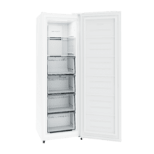 Bolero CoolMarket UF 206 Dual White E Congelador Vertical con Funcion Congelador/Frigorífico Dual Function 206L, No Frost, Cajones XL (24 cm), Puerta Reversible, Luz LED, Alarma y Sistema de Frío Uniforme