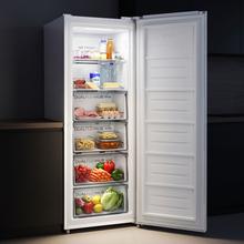 Bolero CoolMarket UF 206 Dual White E Congelador Vertical con Funcion Congelador/Frigorífico Dual Function 206L, No Frost, Cajones XL (24 cm), Puerta Reversible, Luz LED, Alarma y Sistema de Frío Uniforme