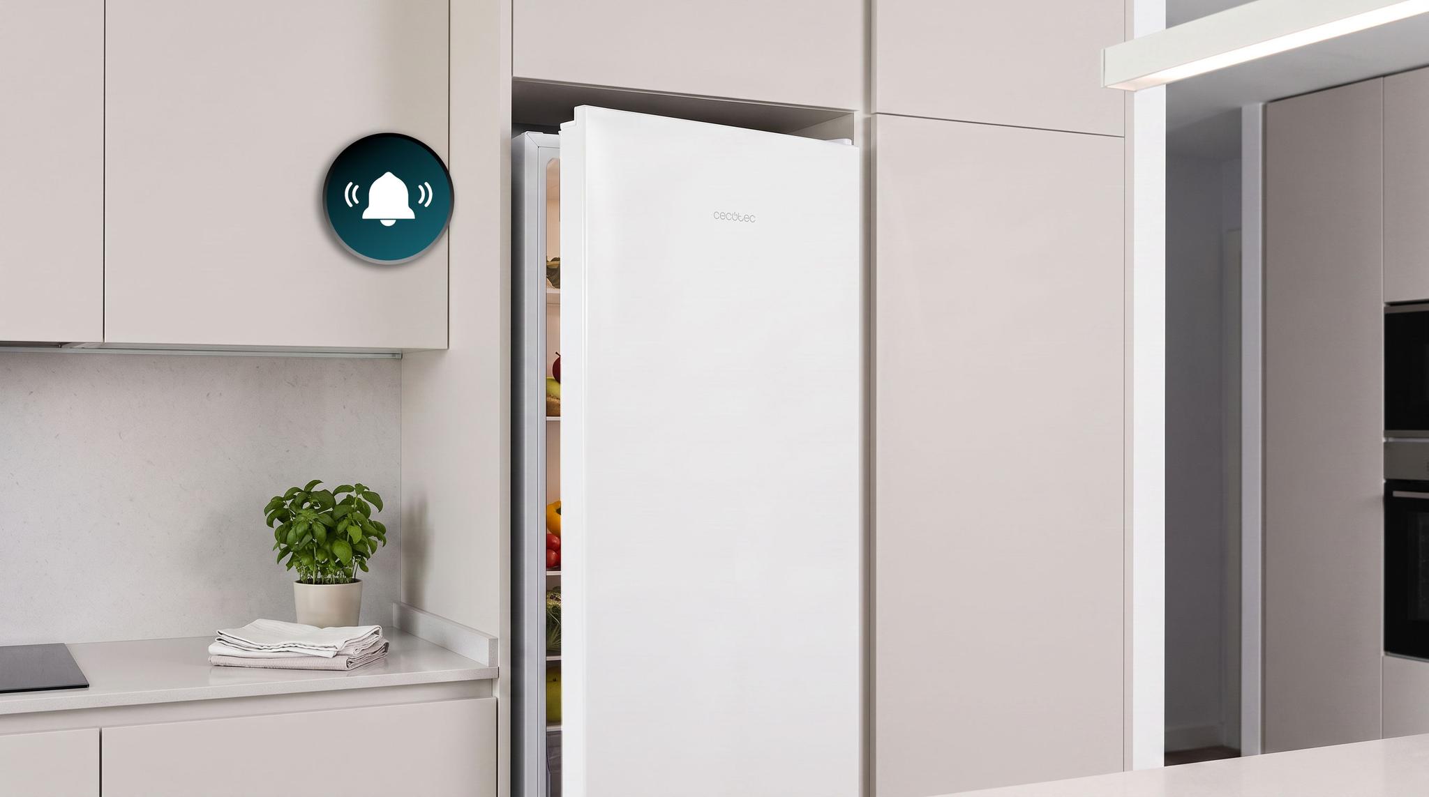 Bolero CoolMarket UF 206 Dual White E Congelador Vertical Cecotec
