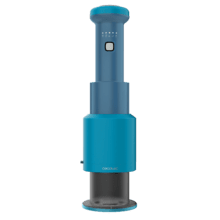 Gelatec EasyMove Heladera de mano con 5 programas. Mezcla vertical para textura cremosa y manejo intuitivo. Helados, sorbetes y bebidas heladas en 3 pasos.