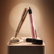 AirLisse 2in1 ForceDry Duo. Plancha de pelo con aire. Doble placa calefactora. 3 modos. Flujo de aire 13 m/s. 112.000 rpm. Motor Brushless. 2 accesorios