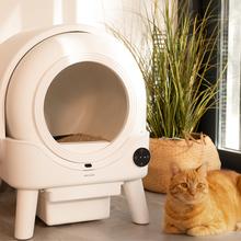 Pumba 6800 CleanKitty Comfort Arenero compacto con autolimpieza, control por wifi, silencioso y seguro con sensor de infrarrojos.