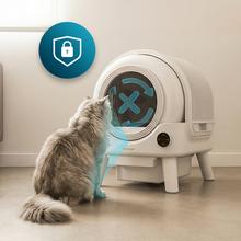 Pumba 6800 CleanKitty Comfort Arenero compacto con autolimpieza, control por wifi, silencioso y seguro con sensor de infrarrojos.