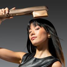 AirLisse 6in1 iTwerk Black: Plancha de aire con Tecnología infrarrojos, Placas vibratorias, 3 modos de uso, Plasma, 6 accesorios