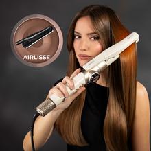 AirGlisse 8in1 Black Moldeador de pelo 110.000 rpm, 1400W, Placas calefactoras, Función Rotativa, Función plasma, 8 accesorios