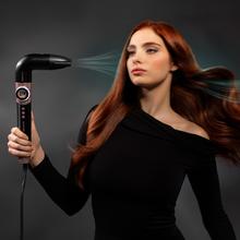 AirGlisse 8in1 Black Moldeador de pelo 110.000 rpm, 1400W, Placas calefactoras, Función Rotativa, Función plasma, 8 accesorios