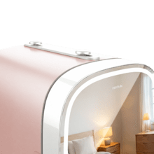 CoolingBeauty 4000 Mirror Rose Nevera de cosméticos de 4 litros, con espejo y luz led