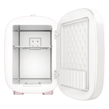 CoolingBeauty 4000 Mirror Rose Nevera de cosméticos de 4 litros, con espejo y luz led