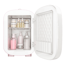 CoolingBeauty 4000 Mirror Rose Nevera de cosméticos de 4 litros, con espejo y luz led
