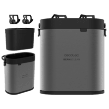 Bean&Clean Pro Nettoyeur électrique de porte-filtre avec 2 grattoirs et 1 tête de nettoyage.