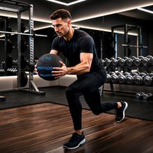 Drumfit WALLPRO-KV 6Kg Wallball: balón de arena y kevlar, resistente a agua y sudor, con agarre mejorado y costuras reforzadas para fuerza y cross training.