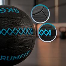 Drumfit WALLPRO-KV 6Kg Wallball: balón de arena y kevlar, resistente a agua y sudor, con agarre mejorado y costuras reforzadas para fuerza y cross training.
