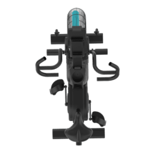 Drumfit WOD Rider Ultimate bicicleta de aire de alto rendimiento con ventilador de 679,5 mm que ofrece resistencia progresiva, pedaleo bidireccional, doble correa suave y silenciosa, pantalla LCD y conectividad.  Rendimiento para usuarios de hasta 150 kg con y ruedas de transporte.